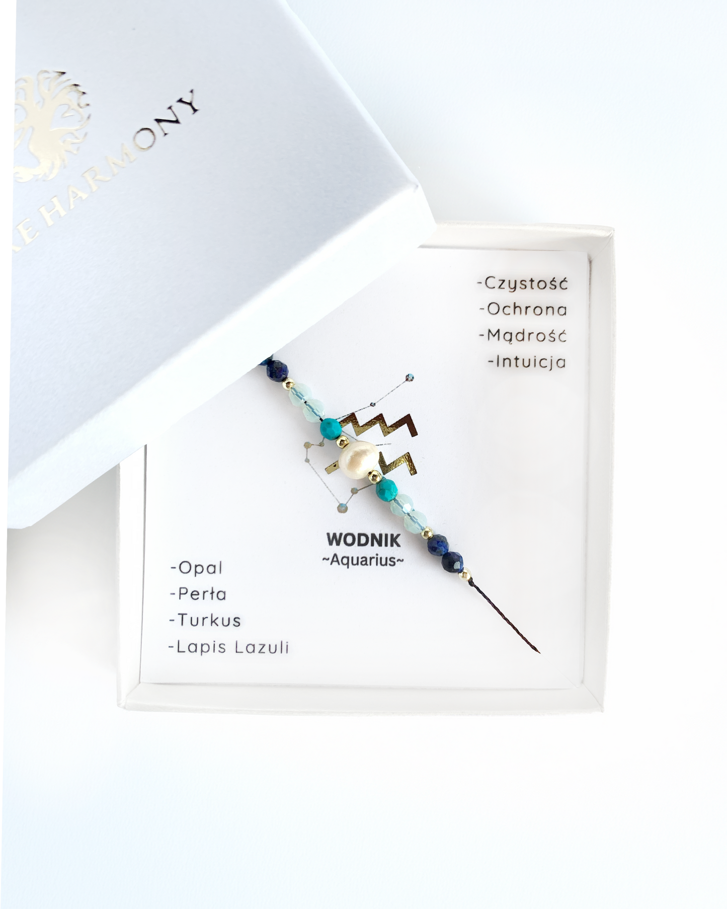 WODNIK - Bransoletka znaku zodiaku